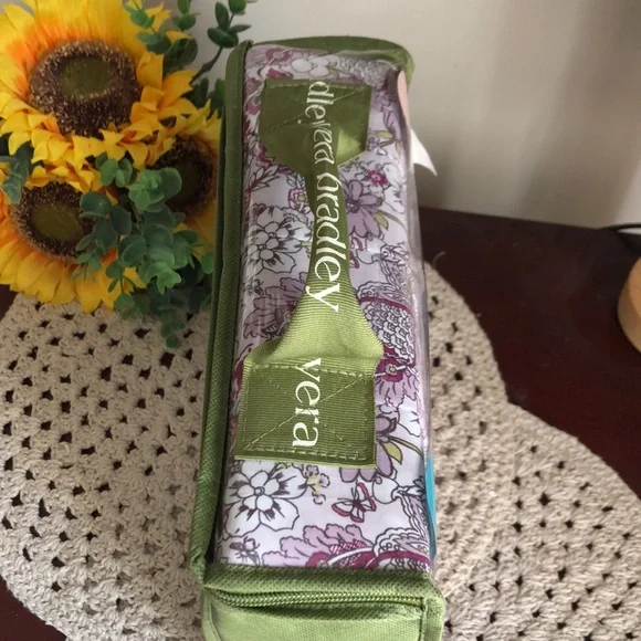 Vera Bradley Pink and Purple Floral Sheet Set - Picture 5 of 9